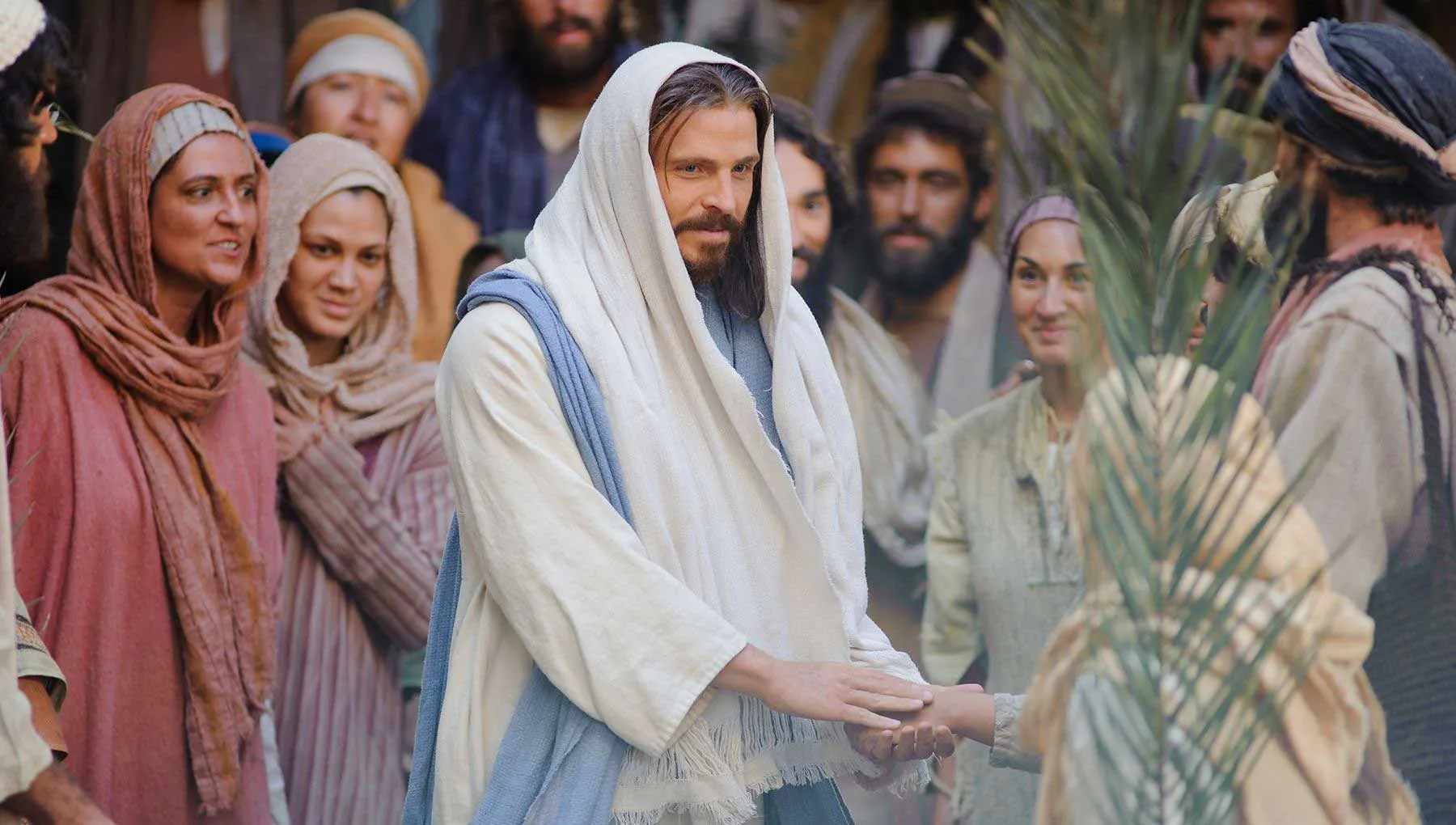 Jesus Christ entering Jerusalem